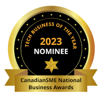 2023 CanadianSME National Business Awards Nominee for the Tech Business of the Year